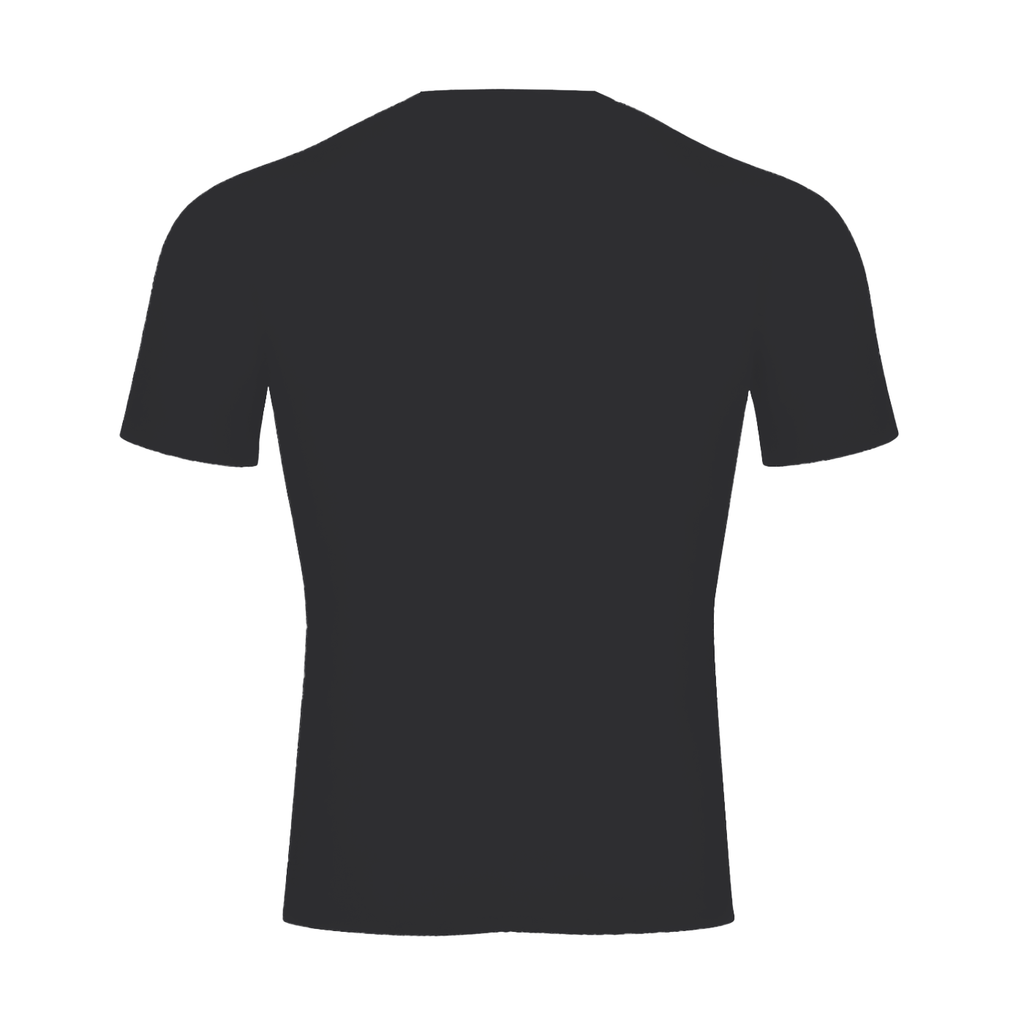 Faith Cross Compression Tee in black, back