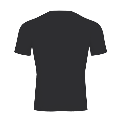 Faith Cross Compression Tee in black, back